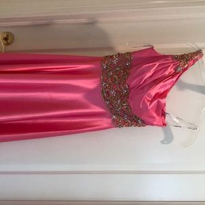 Pink Sherri Hill prom dress